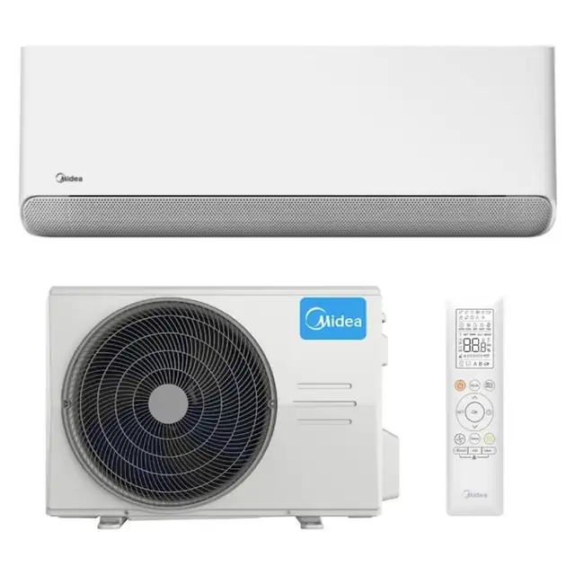 Aparat de aer conditionat Midea Breezeless E CB1-12HRFN8-CB1-12HFNX Inverter 12000 BTU, Clasa A++, mod somn, Cool Flash +, tehnologie OTA, curatare cu sterilizare, WiFi
