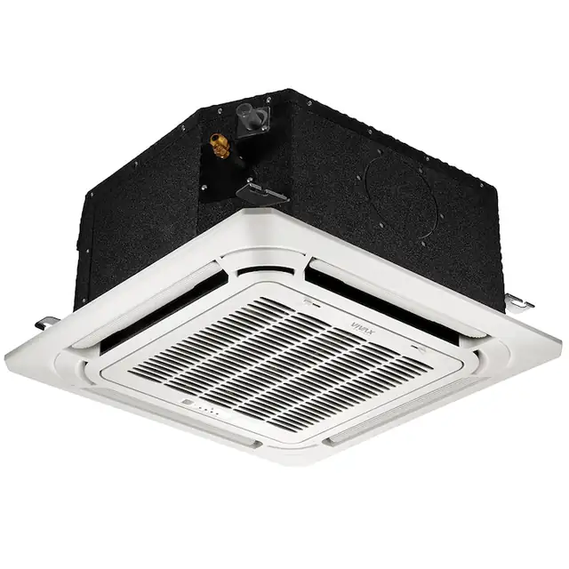 Aer conditionat Caseta Vivax ACP-12CC35AERI, Inverter, 12000 BTU/h, Clasa A++, Sleep Mode, 24h timer, Autodiagnoza, Autocuratare, Autodetectie scurgeri freon, Auto Swing, filtru Anti-Praf, 1W Standby