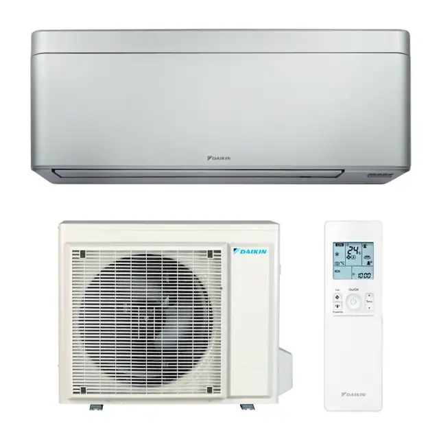 Aparat de aer conditionat Daikin Stylish Bluevolution FTXA42CS-RXA42B Inverter 15000 BTU Silver, Clasa A++, Flux Aer 3D, Control WI-FI, Modul Silent, Programator 24 de ore, Modul putere