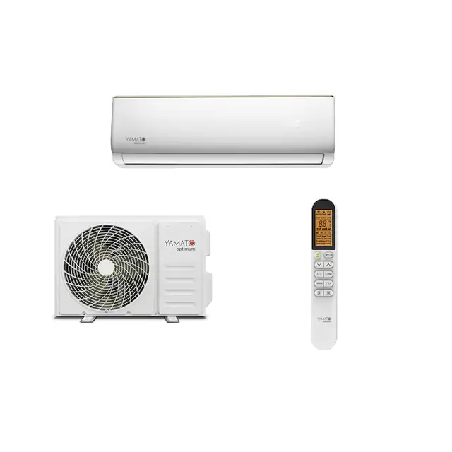 Aparat de aer conditionat Yamato Optimum 2024 YW24T2 Inverter 24000 BTU, AI Inverter Algorithm, Racirea Turbo, Auto-diagnoza, Flux inteligent 3D, Timer, Sleep Mode, WI-FI, kit montaj inclus