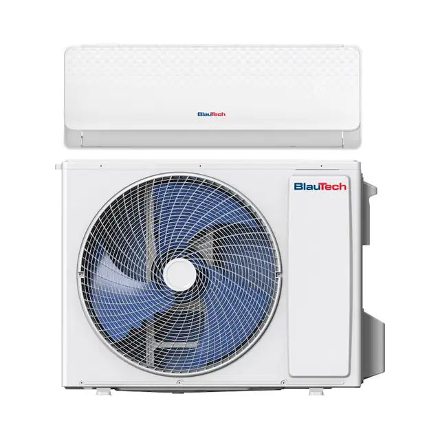Aparat aer conditionat DC Inverter Split, 9000 BTU, A+++, WiFi, autocuratire, racire-incalzire, dezumidificare, silentios, design modern, BlauTech