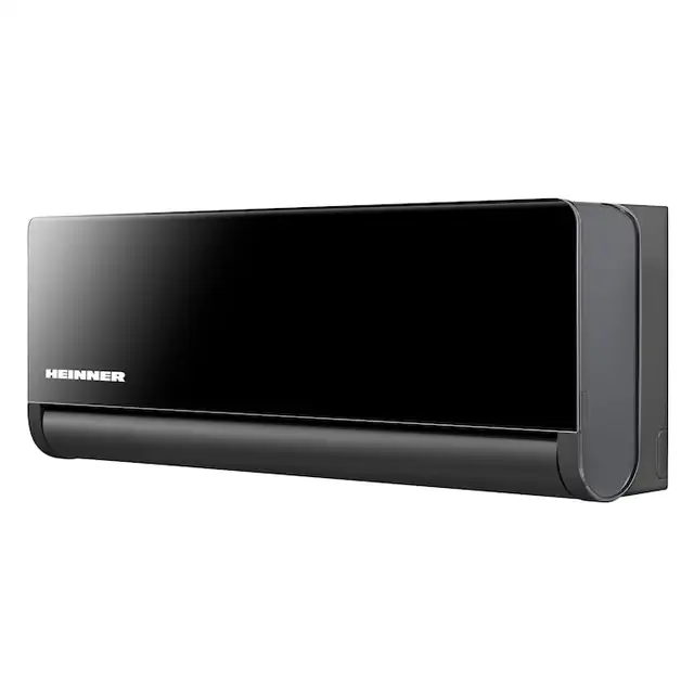 Aparat de aer conditionat Heinner BlackPearl 12000 BTU Wi-Fi, Clasa A+++/A++, functie Super Ionizare, Breeze away, Active clean, panou negru oglinda, HAC-BP12WIFI-BK