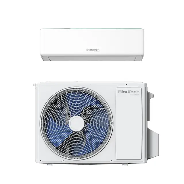 Aparat aer conditionat DC Inverter Split, 9000 BTU, A+++, WiFi, ionizator, racire-incalzire, dezumidificare, silentios, design modern, BlauTech Premium