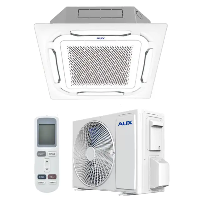Aparat de aer conditionat tip caseta de tavan 42000btu AUX, Inverter, R32, autodiagnoza, pompa de condens incorporata
