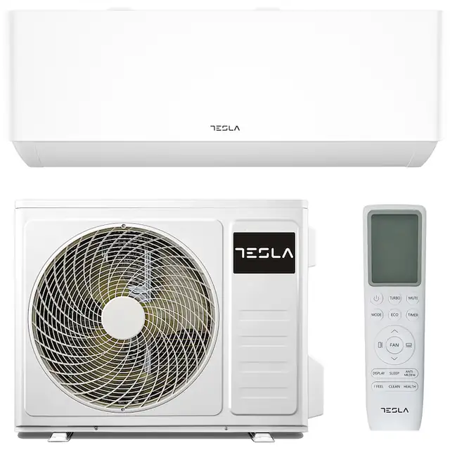 Aparat de aer conditionat Tesla Superior 18000 BTU WI-FI, Clasa A+++, functie I Feel, Filtru lavabil, flux aer 3D, Incalzire unitate externa, TT51TP91, alb