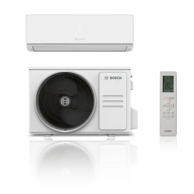 Aparat de aer conditionat Bosch Climate 4000i 9000 BTU/h A++/A++ Ionizare, Incalzire pana la -25 C - rezistenta electrica UE