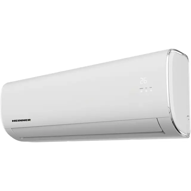 Aparat de aer conditionat Heinner Crystal HAC-12CRKIT, 12000 BTU, Kit instalare inclus, Clasa energetica Racire A++/ Incalzire A+, Follow Me, Turbo, Autocuratare, Alb