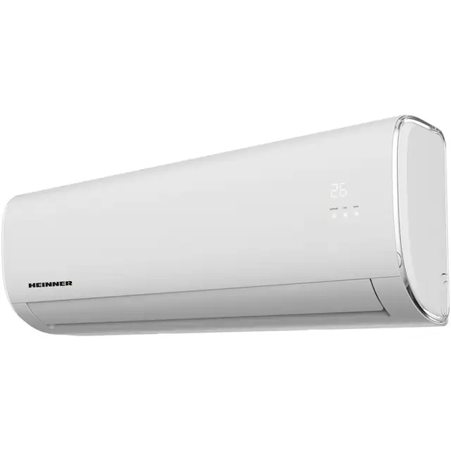 Aparat de aer conditionat Heinner Crystal HAC-CR24KIT, 24000 BTU, Kit instalare inclus, Clasa energetica Racire A++/ Incalzire A+, Follow Me, Turbo, Autocuratare, Alb