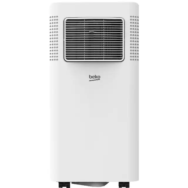 Aparat de aer conditionat portabil Beko BP207C, 7000 BTU, debit aer 320 mc/h, Alb