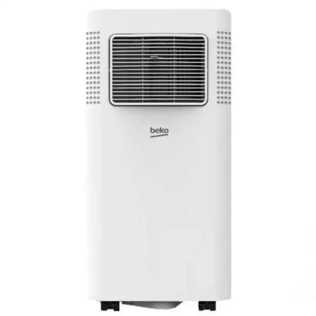 Aparat de aer conditionat portabil Beko BP209C, 9000 BTU, debit aer 320 mc/h, Alb