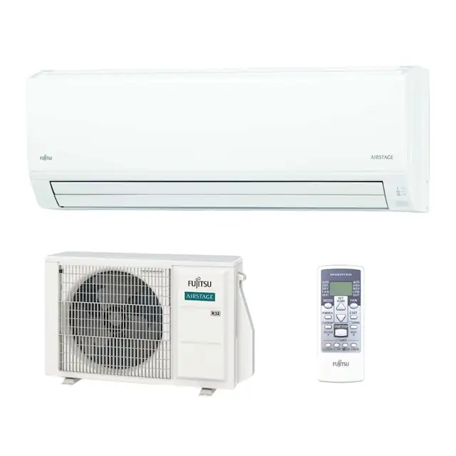 Aparat de aer conditionat Fujitsu ASEG18KLCA / AOEG18KLCA, Inverter 18000 Btu, clasa energetica A++, design compact si elegant, functionare silentioasa, R32