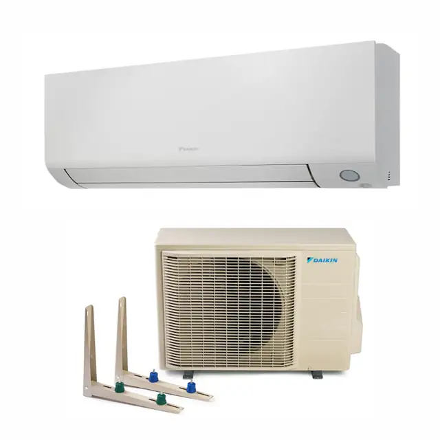 Aparat de aer conditionat Daikin Perfera Bluevolution Inverter 12.000 BTU, model FTXM35A+RXM35A, clasa energerica A+++/A+++, WiFi inclus, cu dispozitiv de fixare VibraZerro pentru unitatea exterioara KX30N