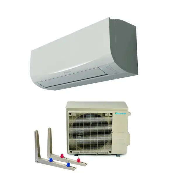 Aparat de aer conditionat Daikin Sensira Bluevolution Inverter 21.000 BTU, model FTXF60A+RXF60A, clasa energerica A++/A+, cu dispozitiv de fixare VibraZerro pentru unitatea exterioara KX60N