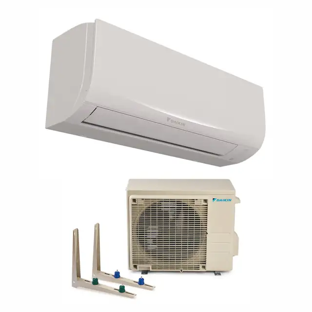 Aparat de aer conditionat Daikin Sensira Bluevolution Inverter 12.000 BTU, model FTXF35E+RXF35E, clasa energerica A++/A+, WiFi inclus, cu dispozitiv de fixare VibraZerro pentru unitatea exterioara KX30N