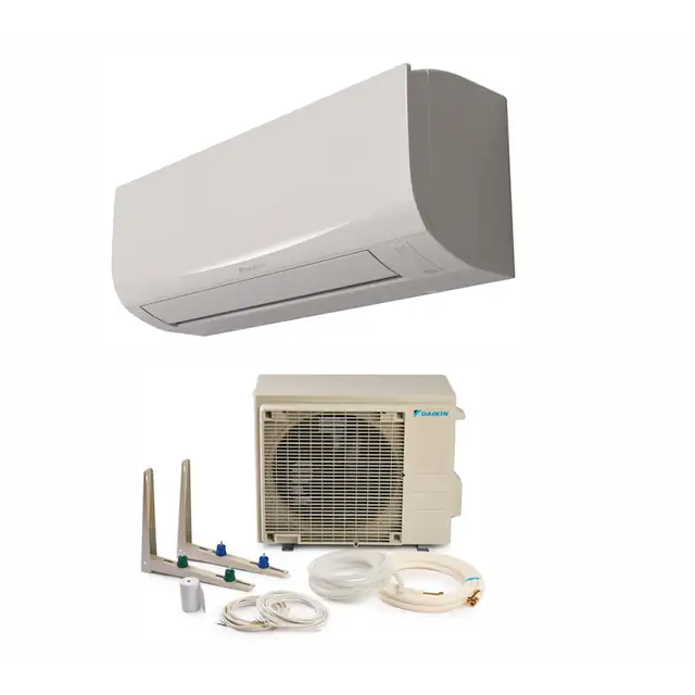 Aparat de aer conditionat Daikin Sensira Bluevolution Inverter 12.000 BTU, model FTXF35E+RXF35E, clasa energerica A++/A+, cu KIT de instalare InstaPlus K714IP3 si dispozitiv de fixare VibraZerro pentru unitatea exterioara KX30N