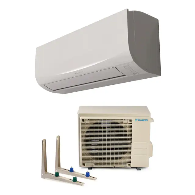 Aparat de aer conditionat Daikin Sensira Bluevolution Inverter 14.000 BTU, model FTXF42E+RXF42E, clasa energerica A++/A+, cu dispozitiv de fixare VibraZerro pentru unitatea exterioara KX30N