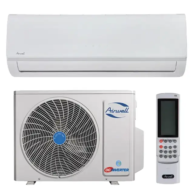 Aparat de aer conditionat Airwell HDLE AURA 24000 BTU A++/A+, Certificat Eurovent, WI-FI integrat, Auto-diagnostic, Curatare automata, Mod de noapte