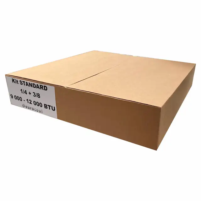 Kit Standard instalare aparat aer conditionat 9-12000 BTU/h, teava izolata, furtun condens, cablu, banda matisat, stecher, izolier