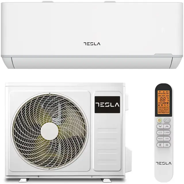 Aparat de aer conditionat Tesla Select TA36FFLL, 12000 BTU, A++ / A+, Wi-Fi, functie I Feel, kit instalare, alb