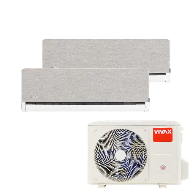 Aer Conditionat MULTISPLIT VIVAX ACP-18COFM50AERI / ACP-09CH25AEHI Silver + ACP-12CH35AEHI Silver, Inverter, Ionizator, Follow Me, Flux de aer 3D, Wi-Fi Ready