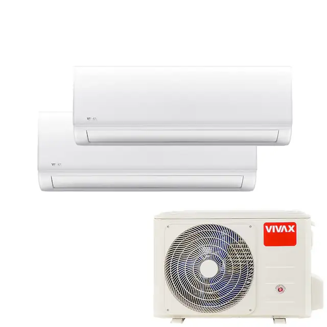 Aer Conditionat MULTISPLIT VIVAX ACP-14COFM40AERI / 2x ACP-07CH21AENI, Inverter, Flux de aer 3D, Wi-Fi Ready, Auto Restart, Autodiagnoza, Autocuratare, Wi-Fi Ready