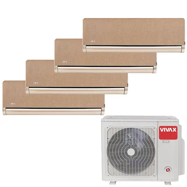 Aer Conditionat MULTISPLIT VIVAX ACP-36COFM105AERI / 3x ACP-09CH25AEHI Gold + ACP-12CH35AEHI Gold, Inverter, Ionizator, Follow Me, Flux de aer 3D, Wi-Fi Ready
