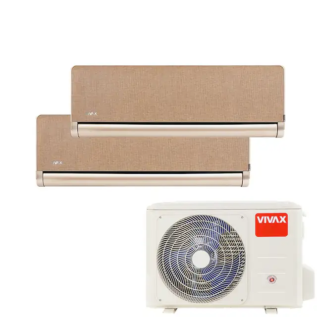 Aer Conditionat MULTISPLIT VIVAX ACP-18COFM50AERI / ACP-09CH25AEHI Gold + ACP-12CH35AEHI Gold, Inverter, Ionizator, Follow Me, Flux de aer 3D, Wi-Fi Ready