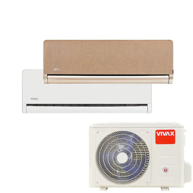 Aer Conditionat MULTISPLIT VIVAX ACP-18COFM50AERI / ACP-09CH25AEHI Alb + ACP-12CH35AEHI Gold, Inverter, Ionizator, Follow Me, Flux de aer 3D, Wi-Fi Ready
