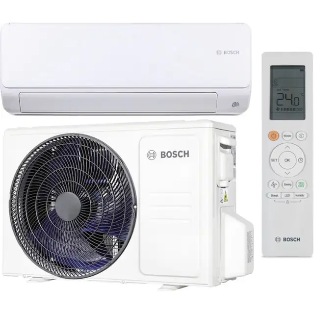 Aer conditionat Bosch Climate 6000i, 9000 BTU, Clasa A+++/A++, Wi-Fi Ready, Inverter, i-Clean