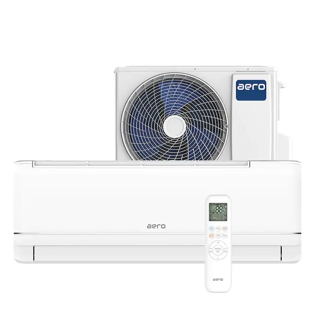 Aer Conditionat AERO Elite ACS-09EW Wi-Fi Ready, R32, Inverter, 9000 BTU/h, clasa A+++, I Feel, Cold Plasma, 4D Airflow, Autodiagnoza, Autocuratare, AutoRestart, Turbo, Filtru Antibacterian, CarbonActiv, PM2.5, afisaj LED