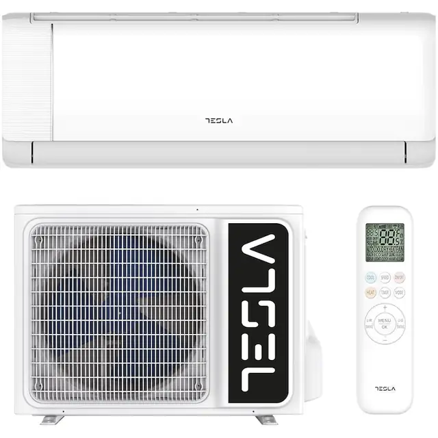 Aparat de aer conditionat Tesla Advance TA35QQET WI-FI 12000 BTU, Clasa A+++/A++, Inverter, Incalzire, Turbo, I Feel, Functie Antifungica, Timer, Filtru lavabil, Filtru cu densitate crescuta, flux aer 3D, Incalzire unitate externa, R32