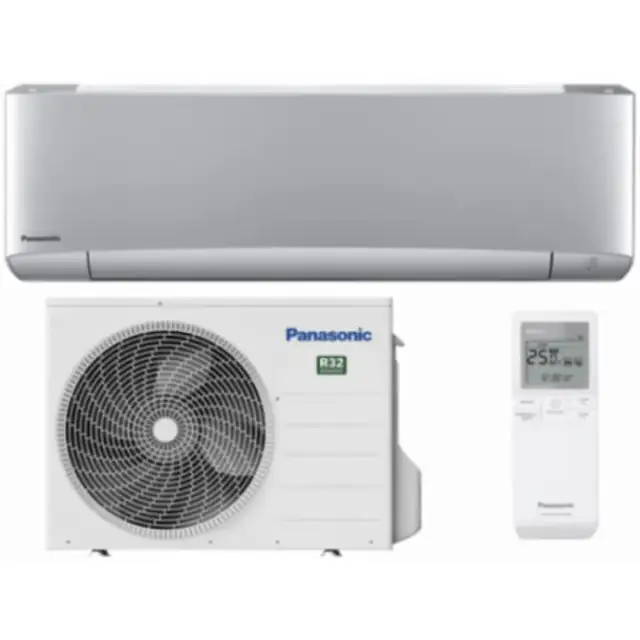 Aparat de aer conditionat Panasonic KIT-XZ35ZKE Inverter, Clasa A+++, Etherea, 12000 BTU, Nanoe X Generator Mark 3, WI-FI INTEGRAT Argintiu