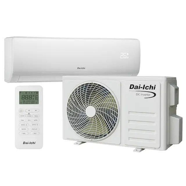 Aparat de Aer conditionat Dai-Ichi 12000 BTU Inverter • Wi-Fi, Clasa A++/A+++, R32, Self Clean 56°C, Turbo, ECO, Alb