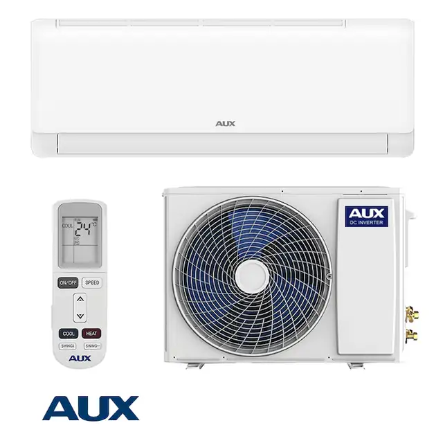 Aparat de aer conditionat inverter AUX New-Q ASW-H12C5B4/QCR3DI-C0, 12 000BTU, 25 m², A++ / A+, R-32, Alb