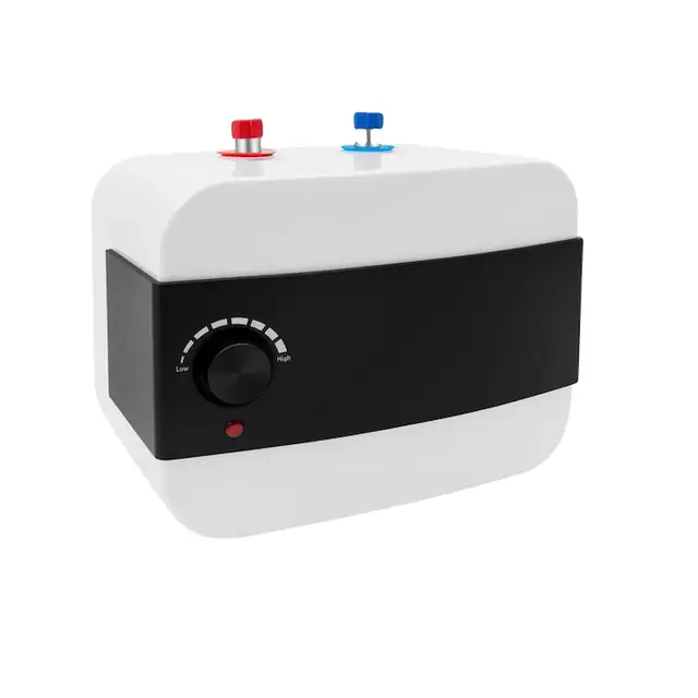Boiler electric, 6L, apa calda instant, alb, montare pe podea/ perete/ raft