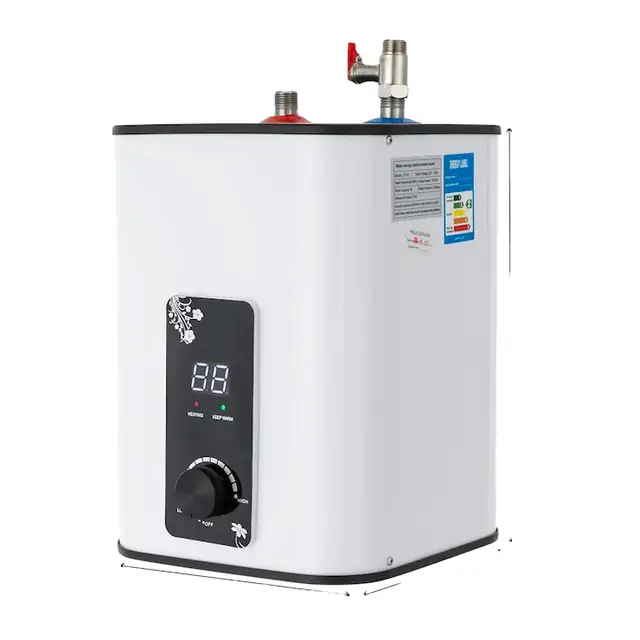Boiler electric, capacitate 8L, incalzire rapida, standard UE, design minimalist