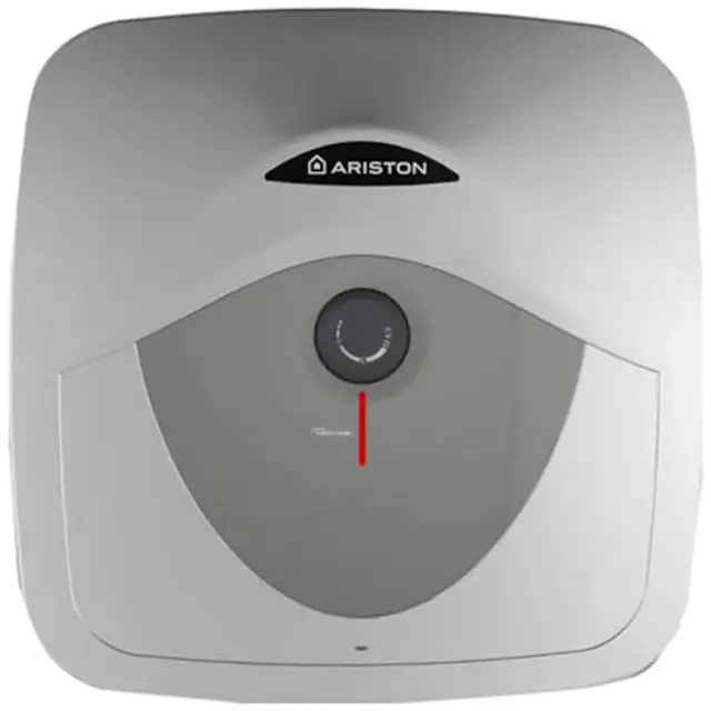 Boiler electric Ariston Andris RS 15 EU, 15 l, 1200 W, Led iluminat, Protectie electrica IPX1, Montare deasupra chiuvetei, Reglaj extern de temperatura