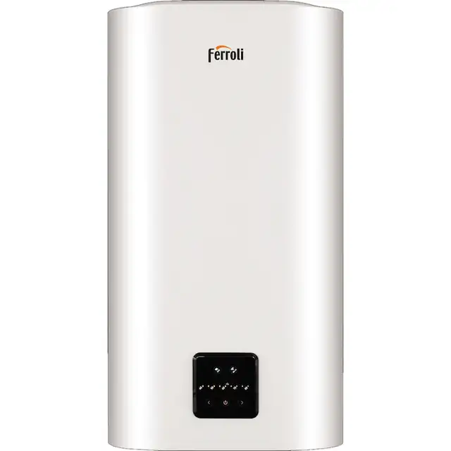 Boiler electric Ferroli TITANO TWIN 80, 1800 W, 80 l, control Wi-Fi, rezervor dublu, panou de control digital