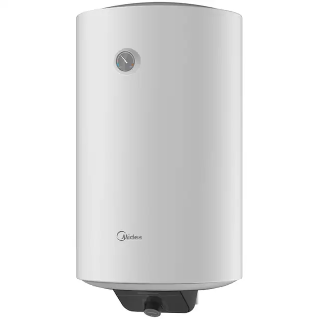 Boiler electric Midea D30-15FG, Cilindric, 30l, 1500W, indicator temperatura, rezervor emailat, montaj vertical