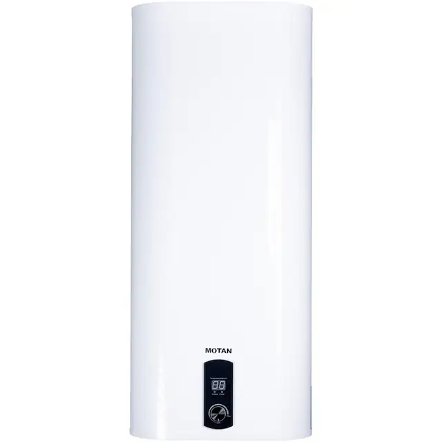 Boiler electric Motan BE100L2KW-S, Slim, 2000W, 90 l, ecran LCD, montare verticala/orizontala, protectie supratemperatura/suprapresiune, Clasa energetica C