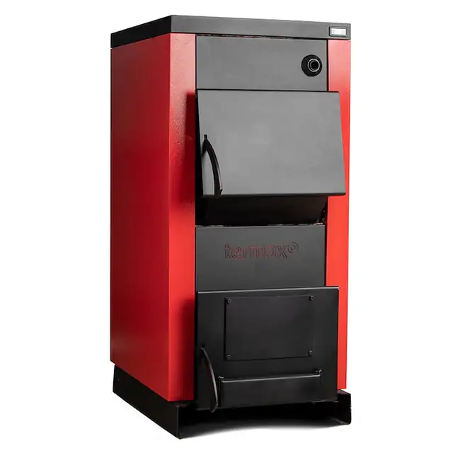 Centrala/Cazan pe lemn Termax 50 kW, cu ardere standard, volum manta apa 140 litri
