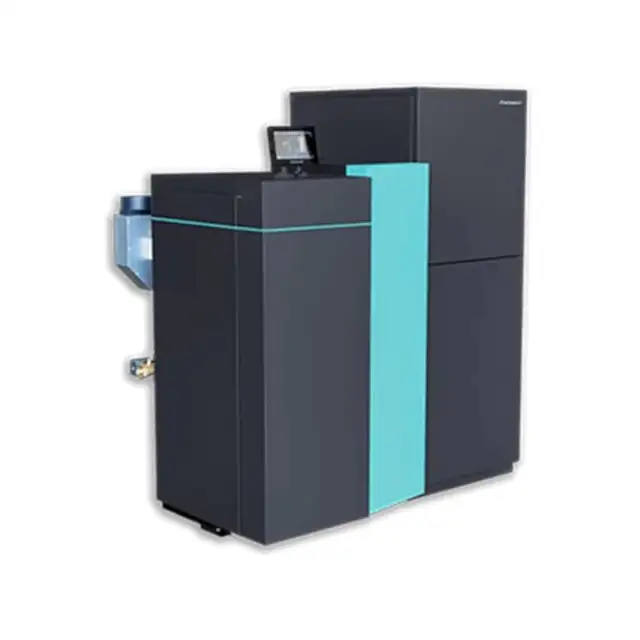 Cazan pe peleți Centrometal PelTec 12 kW, eficiență energetică A+, automatizare, 1105x1200x1560mm