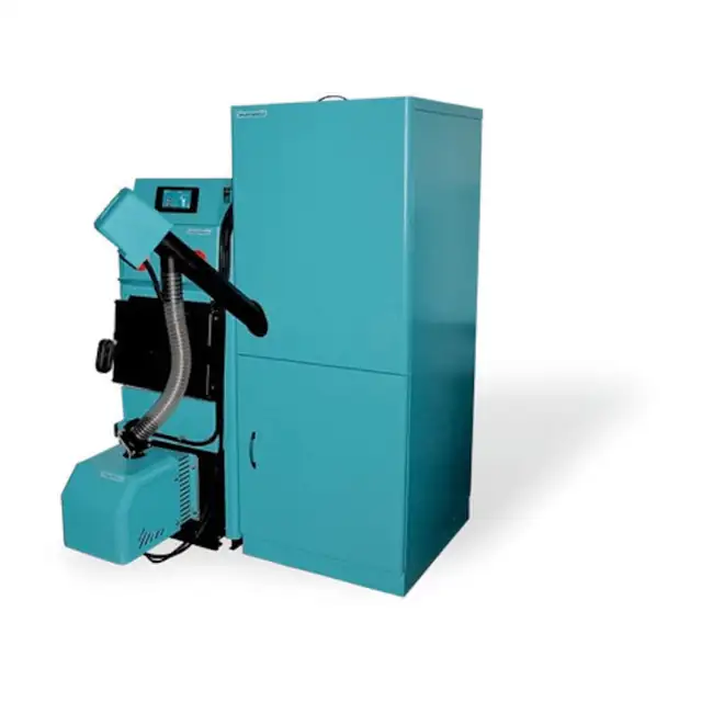 Cazan pe peleti Centrometal EKO-CK P 50 kW, rezervor 370 litri, automat, cu arzător integrat
