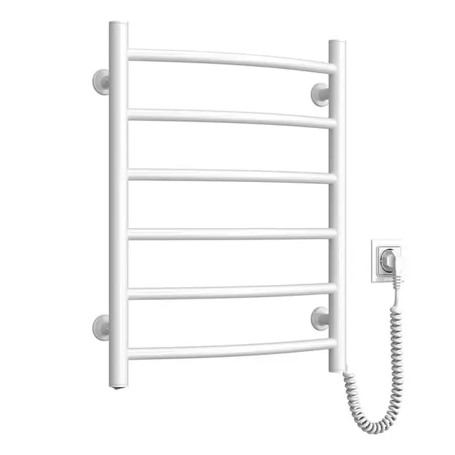 Suport electric pentru prosoape Aqualine, model SUPE, 480x610mm, 148W, alb