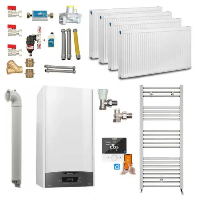 Centrala termică pe gaz în condensare Ariston Clas One WIFI 24 kW