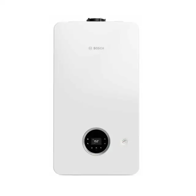 Centrala termica pe gaz in condensare, Bosch Condens 2300 W, GC2300i W 24 P 23, murala, afisaj LCD, IPX4D, protectie inghet, fara kit evacuare