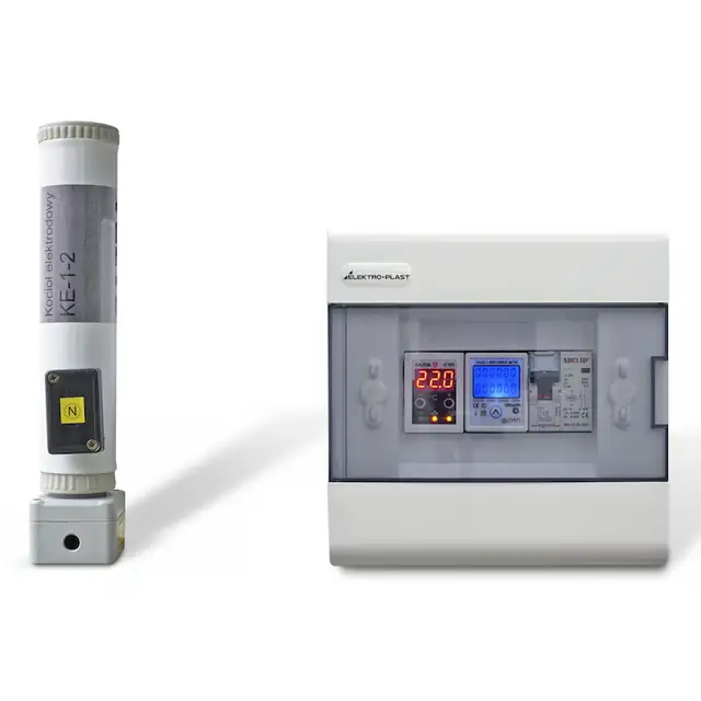 Cazan ionic monofazat GAZDA KE 1-2 kW cu cutie de control