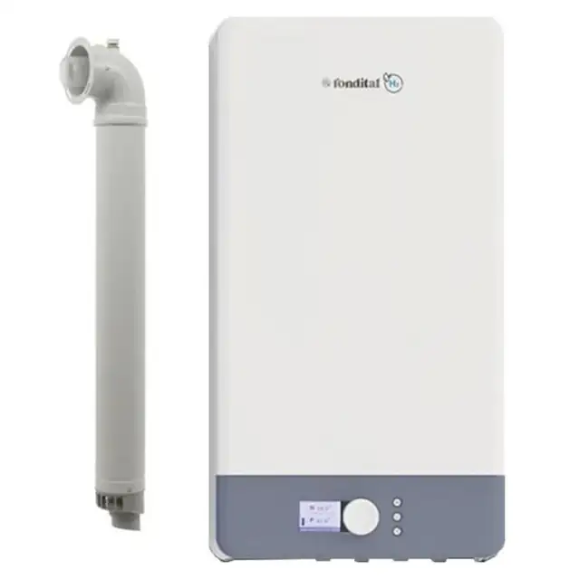 Centrala termica pe gaz in condensare Fondital Antea Next KC 30 kW, Clasa A, Afisaj color si intuitiv, IPX5D, Incalzire + ACM, Kit de evacuare inclus