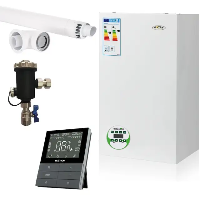 Set Centrala termica Motan MKDens 21/23kw + Termostat SMART + FIltru Antimagnetita