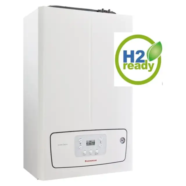 Centrala murala in condensatie IMMERGAS VICTRIX TERA 35/38 kW V2, cu schimbator din INOX - incalzire si ACM - 18,6 L/min (inclusiv kit de evacuare)